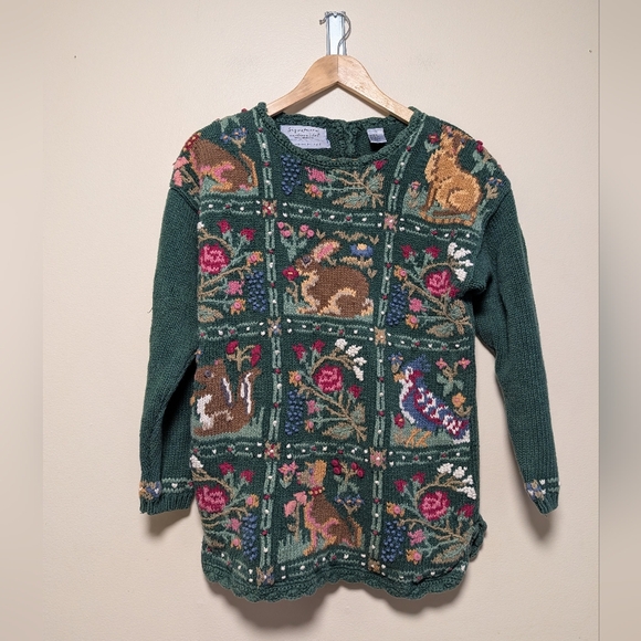 Northern Isles Sweaters - Signature by Northern Isles Hand Knit Sweater | Small | 3/4 Sleeve